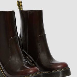 Dr Marten High Heel Boot In Cherry 🍒